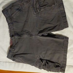 Faded Glory Mens Cargo Shorts Grey Size 38